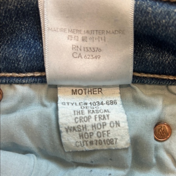 Mother the Rascal crop Fray - Picture 4 of 5